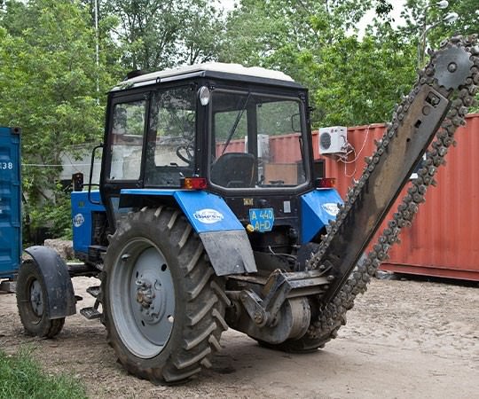 Траншеекопатель в аренду в Раменском и  Московской области